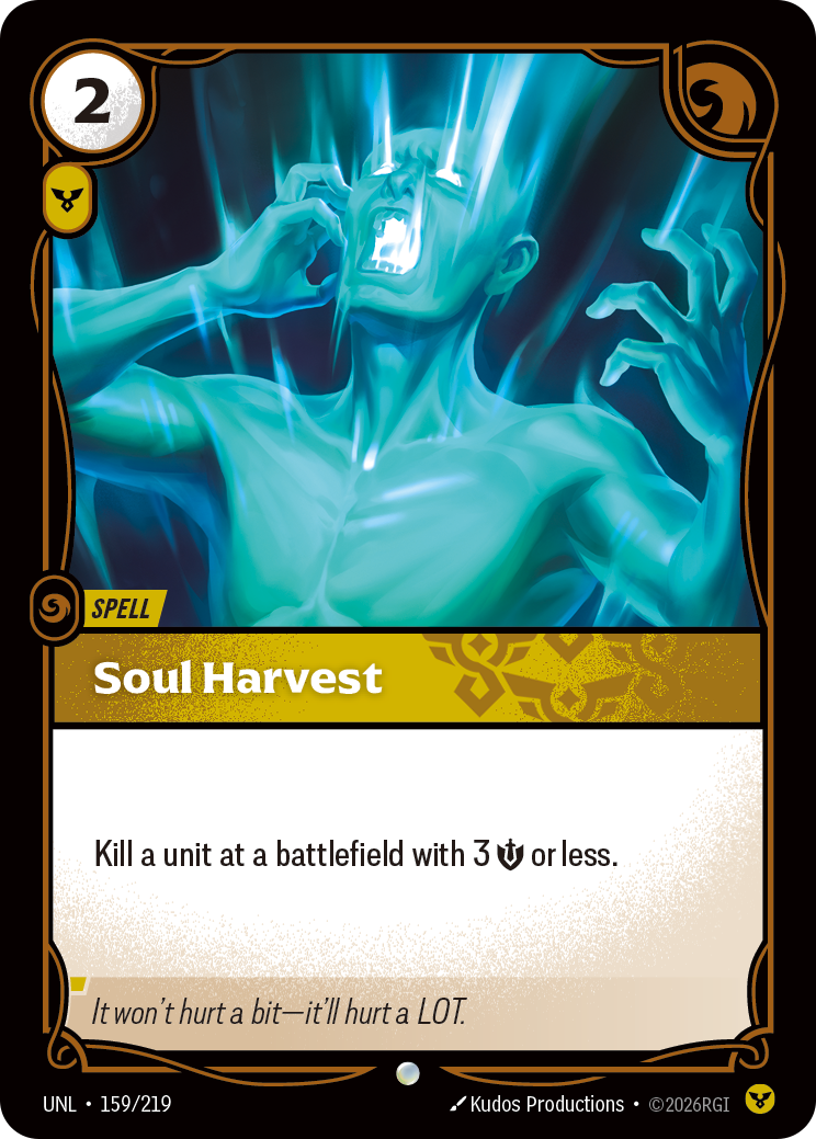 Soul Harvest — Riftbound UNL-159/219