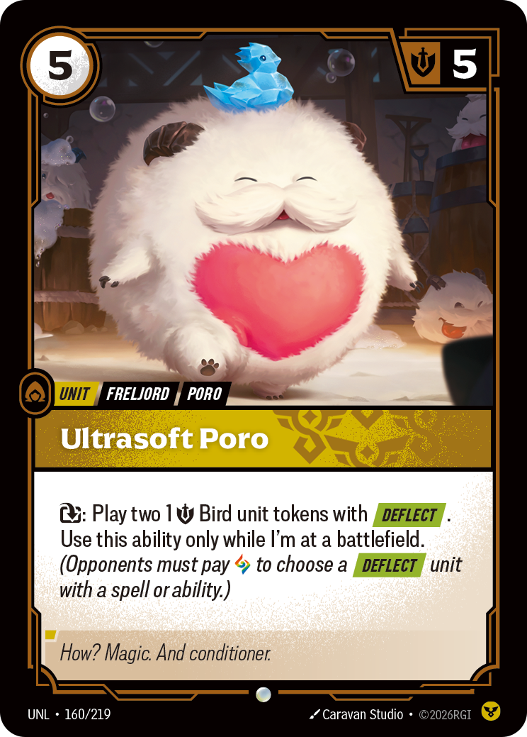Ultrasoft Poro — Riftbound UNL-160/219