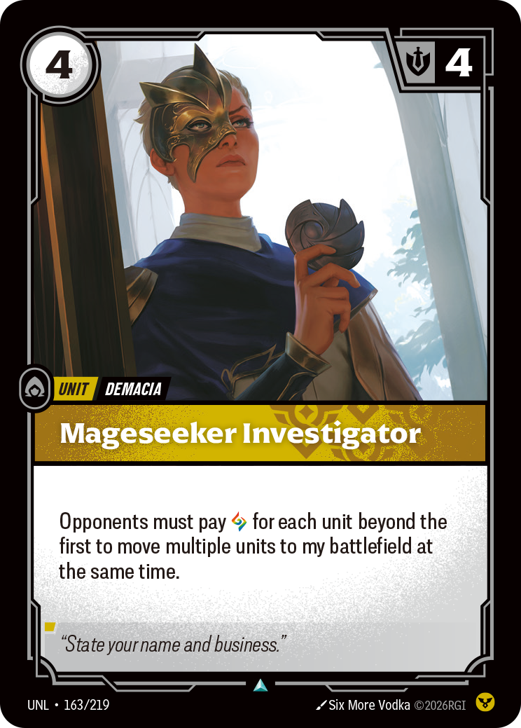 Mageseeker Investigator — Riftbound UNL-163/219