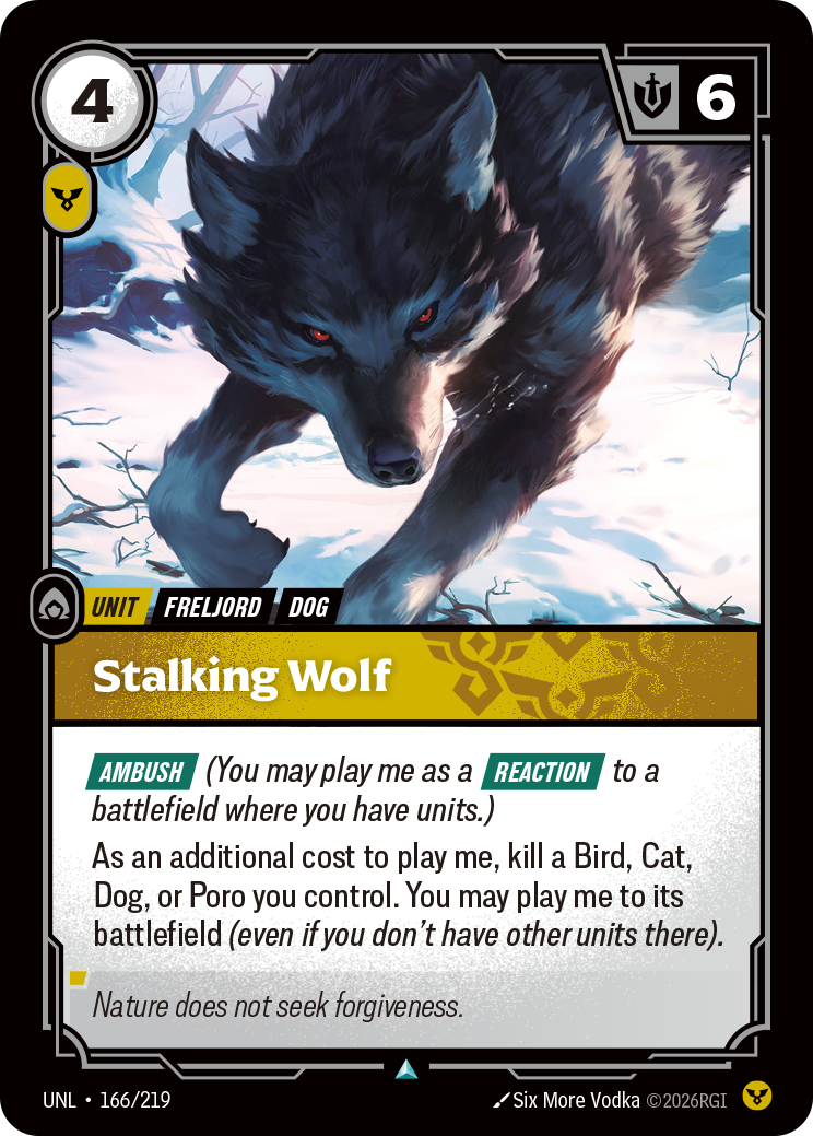 Stalking Wolf — Riftbound UNL-166/219