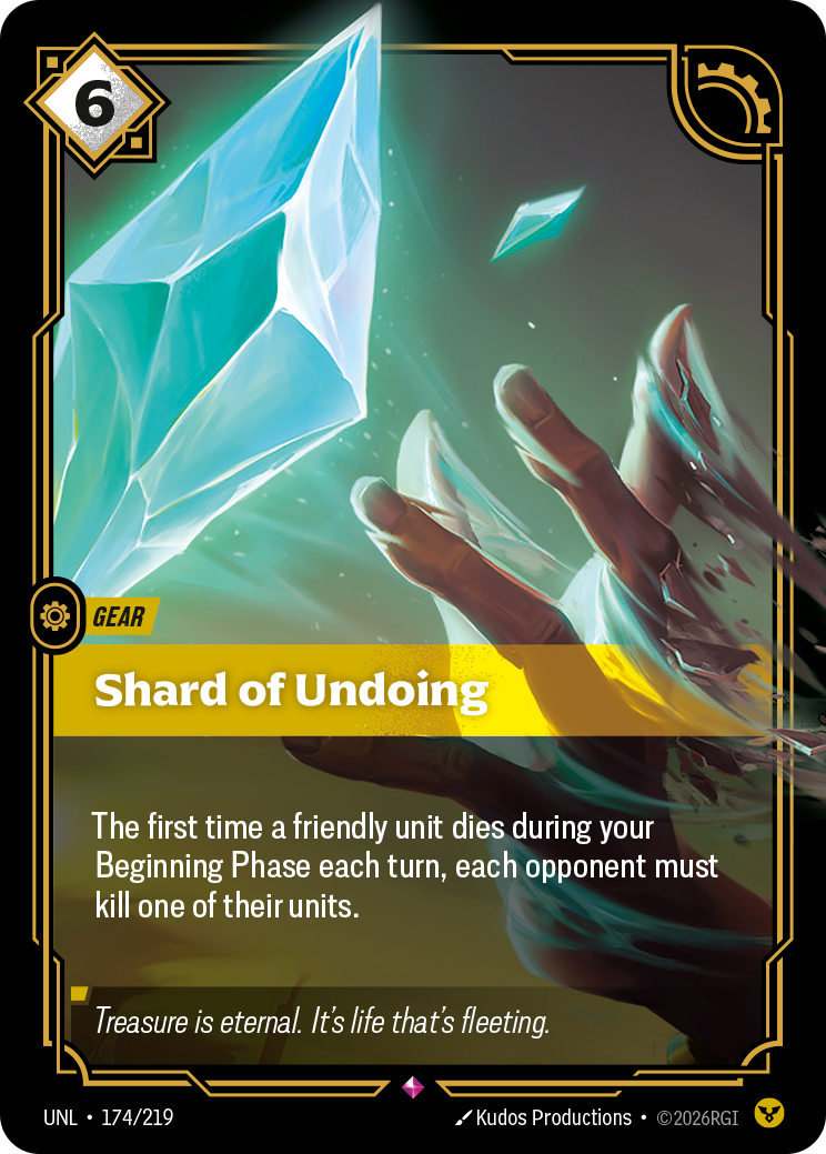 Shard of Undoing — Riftbound UNL-174/219