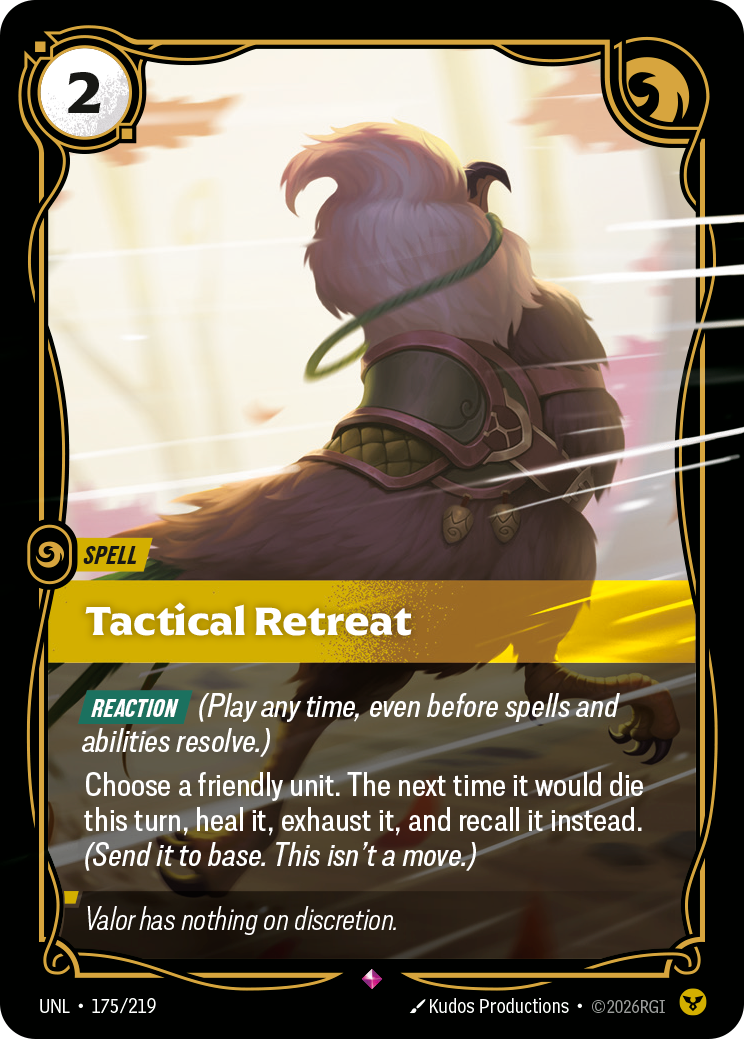Tactical Retreat — Riftbound UNL-175/219