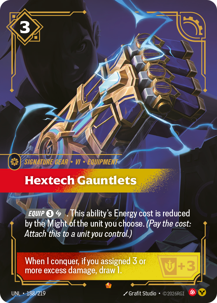 Hextech Gauntlets — Riftbound UNL-188/219