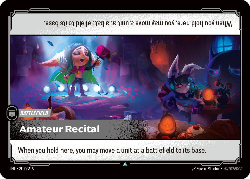 Amateur Recital — Riftbound UNL-207/219