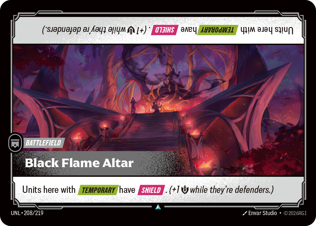 Black Flame Altar — Riftbound UNL-208/219