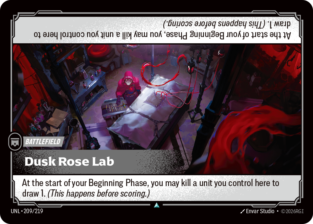 Dusk Rose Lab — Riftbound UNL-209/219