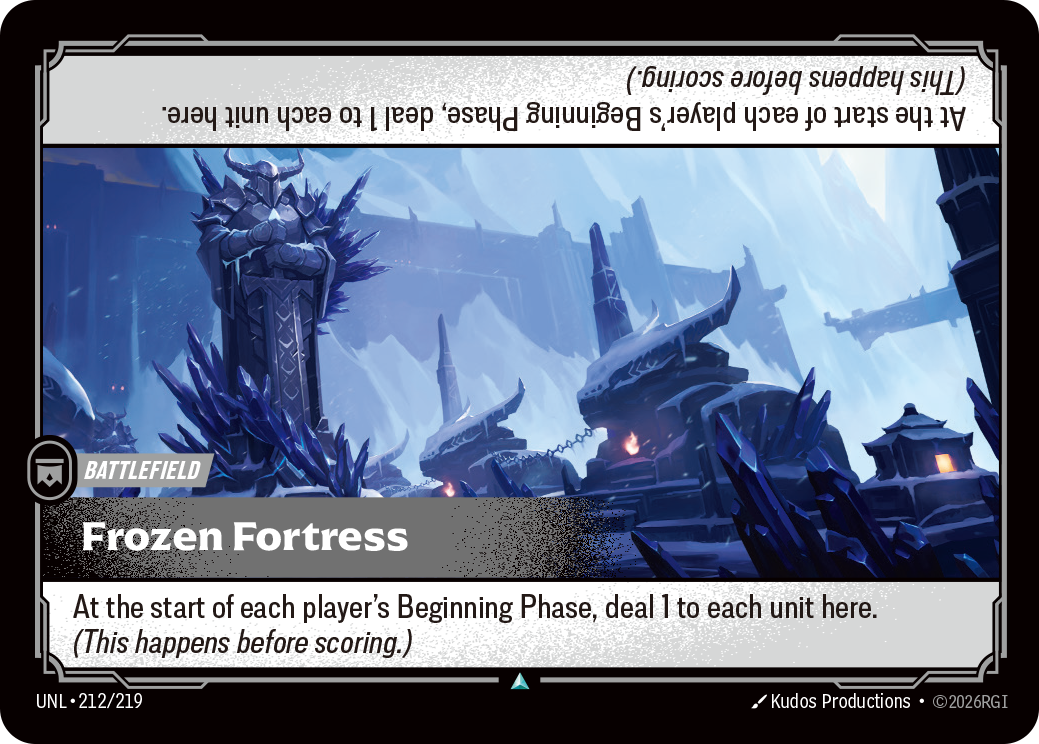 Frozen Fortress — Riftbound UNL-212/219
