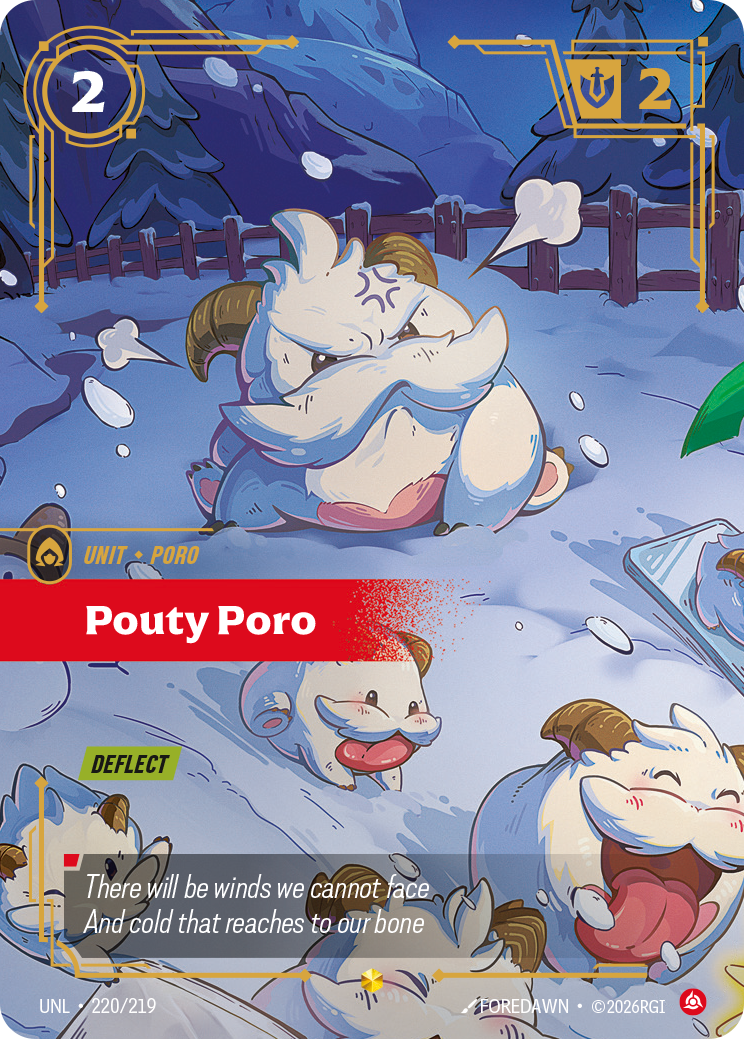 Pouty Poro — Riftbound UNL-220/219