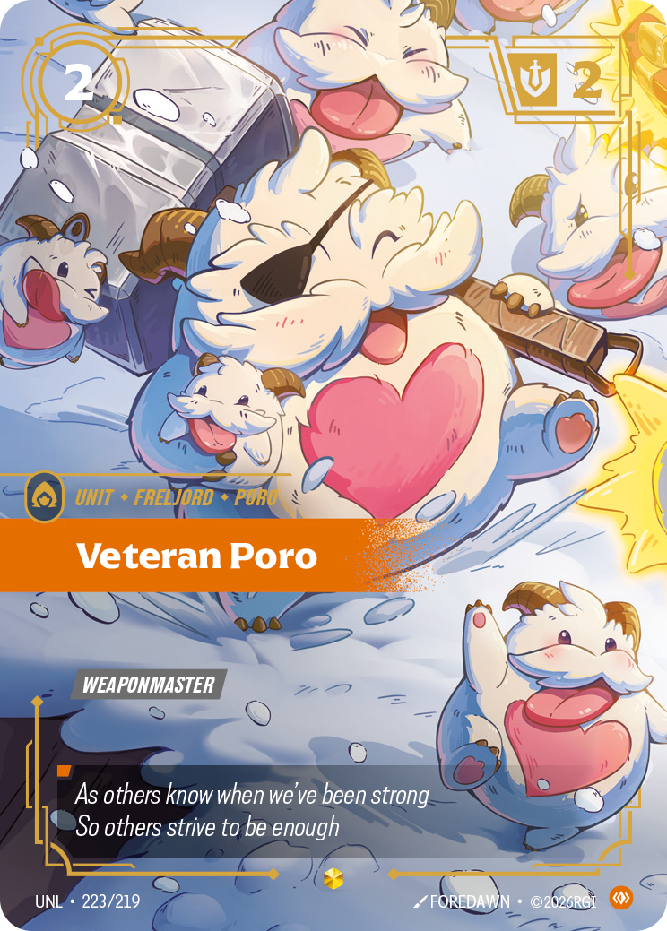 Veteran Poro — Riftbound UNL-223/219