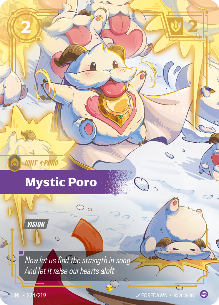 Mystic Poro — Riftbound UNL-224/219