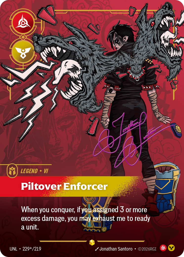 Piltover Enforcer — Riftbound UNL-229*/219