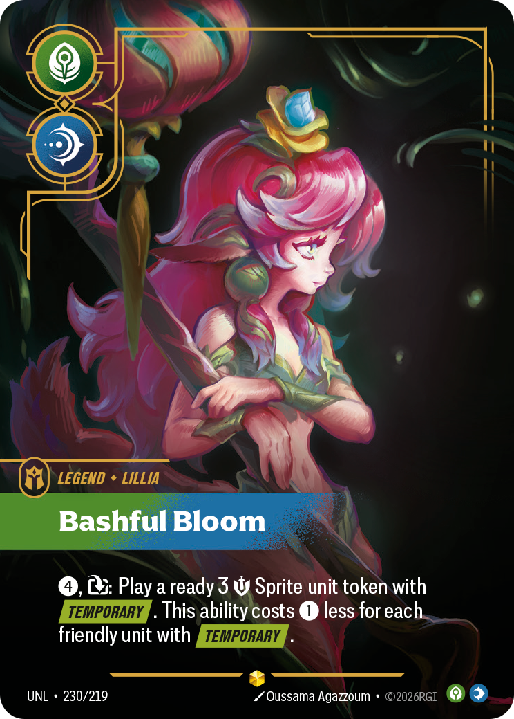 Bashful Bloom — Riftbound UNL-230/219