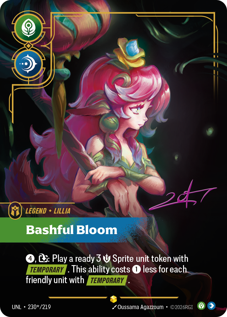 Bashful Bloom — Riftbound UNL-230*/219