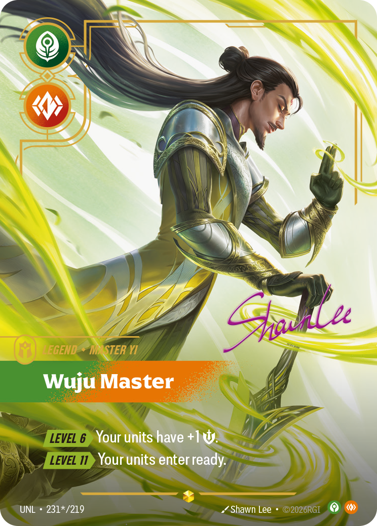 Wuju Master — Riftbound UNL-231*/219