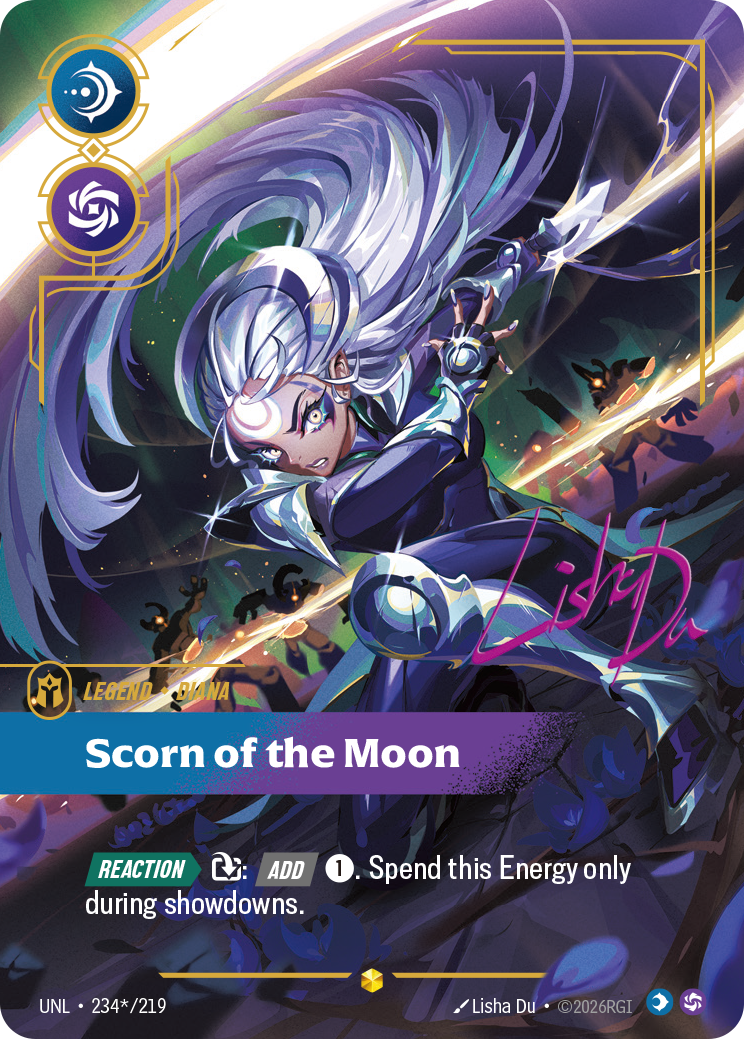 Scorn of the Moon — Riftbound UNL-234*/219
