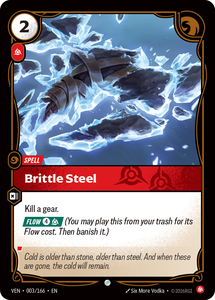 Brittle Steel — Riftbound VEN-003/166
