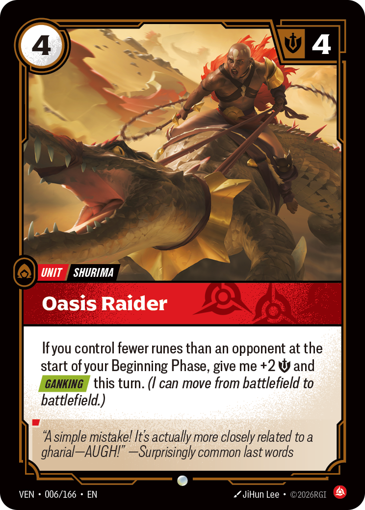 Oasis Raider — Riftbound VEN-006/166