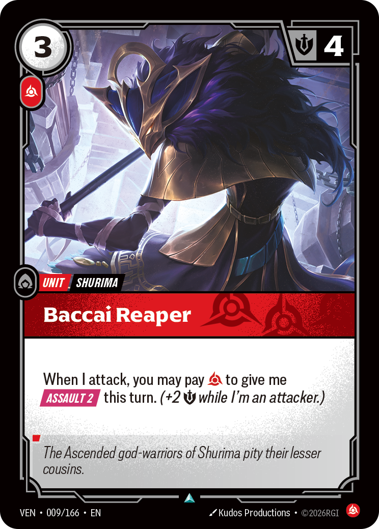 Baccai Reaper — Riftbound VEN-009/166