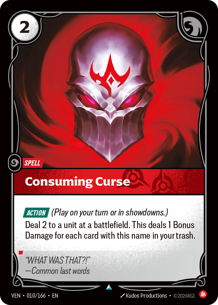 Consuming Curse — Riftbound VEN-010/166