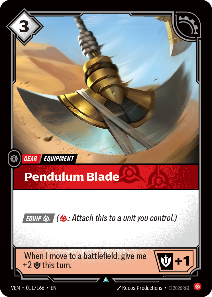 Pendulum Blade — Riftbound VEN-011/166