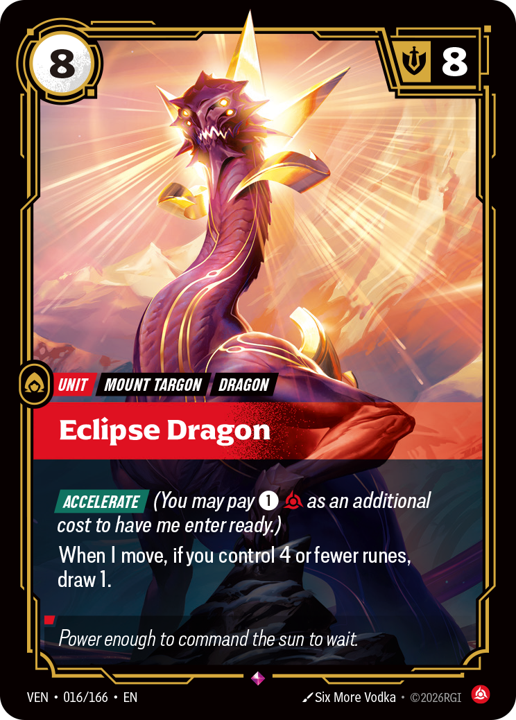 Eclipse Dragon — Riftbound VEN-016/166