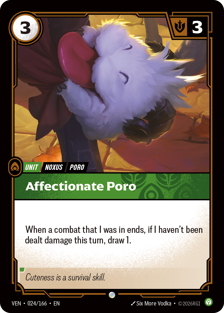 Affectionate Poro — Riftbound VEN-024/166