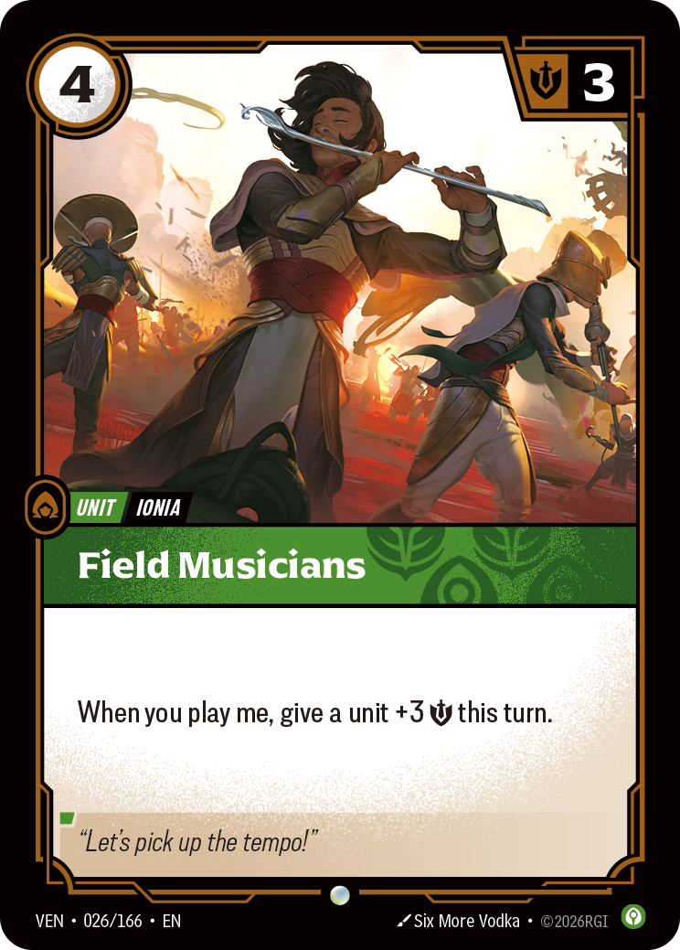 Field Musicians — Riftbound VEN-026/166