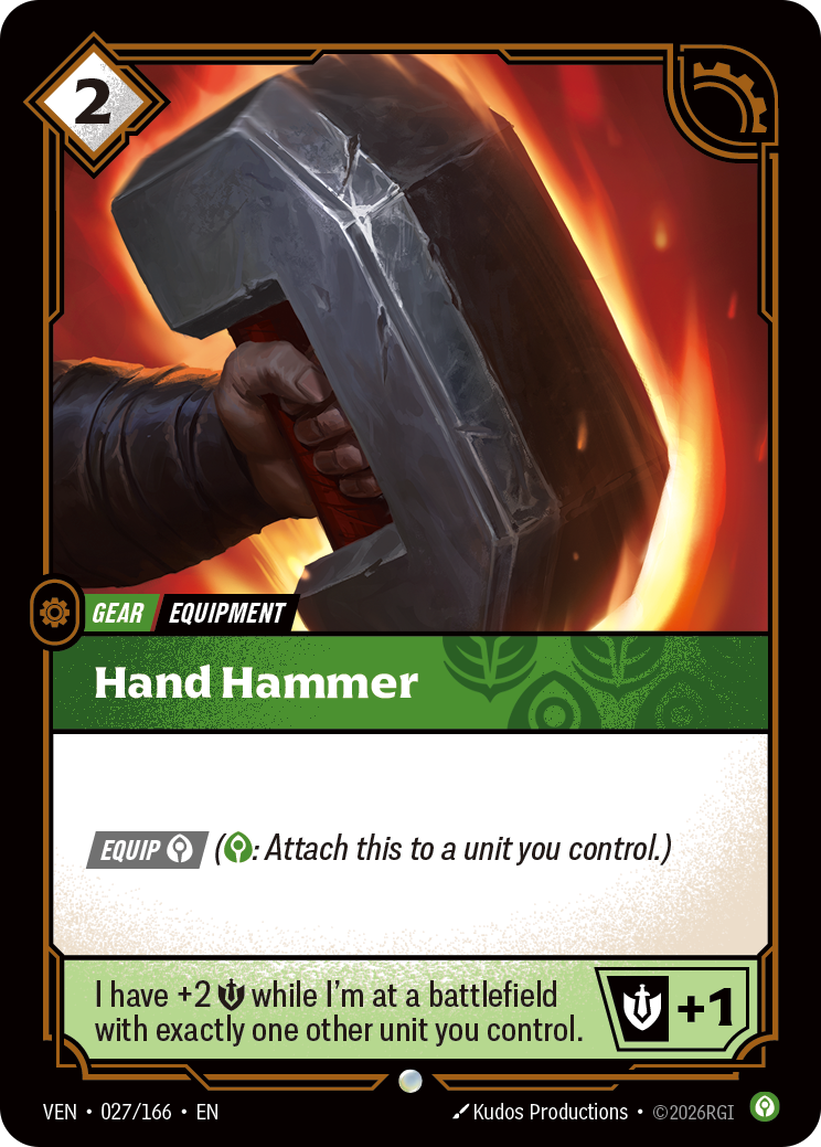 Hand Hammer — Riftbound VEN-027/166