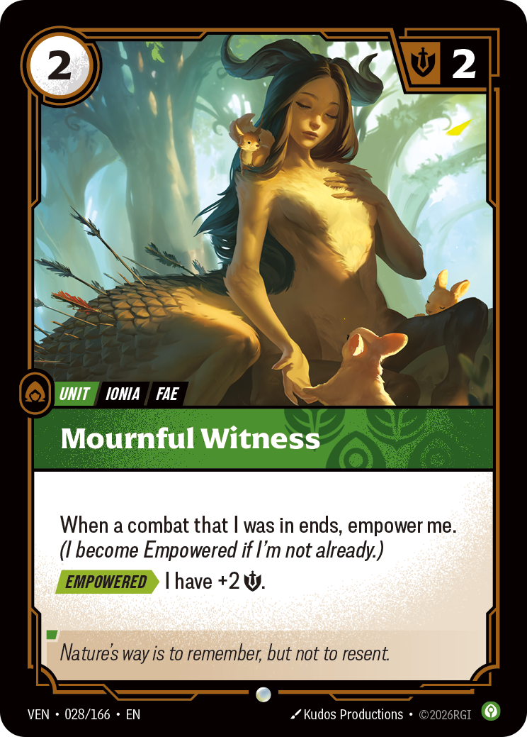 Mournful Witness — Riftbound VEN-028/166