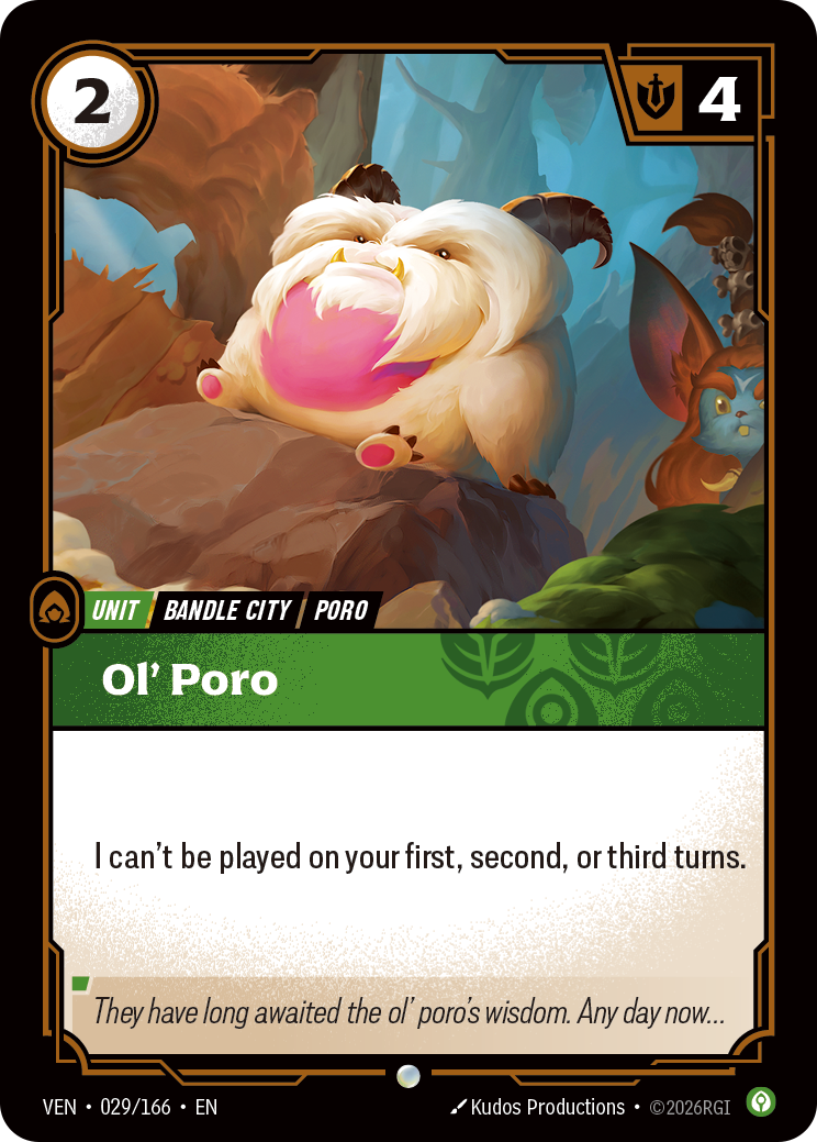 Ol' Poro — Riftbound VEN-029/166
