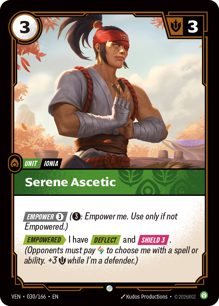 Serene Ascetic — Riftbound VEN-030/166