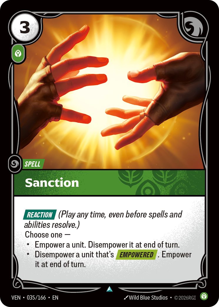 Sanction — Riftbound VEN-035/166