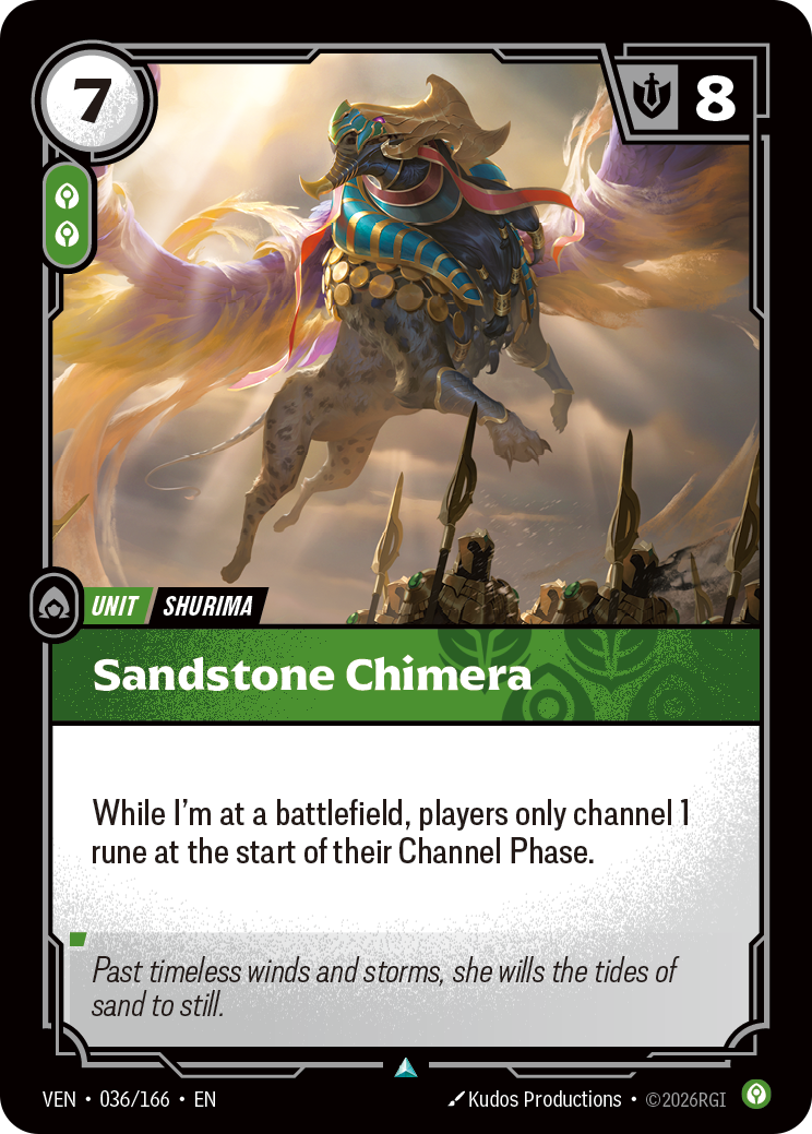 Sandstone Chimera — Riftbound VEN-036/166