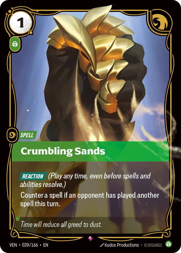 Crumbling Sands — Riftbound VEN-039/166