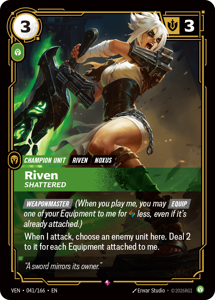 Riven, Shattered — Riftbound VEN-041/166