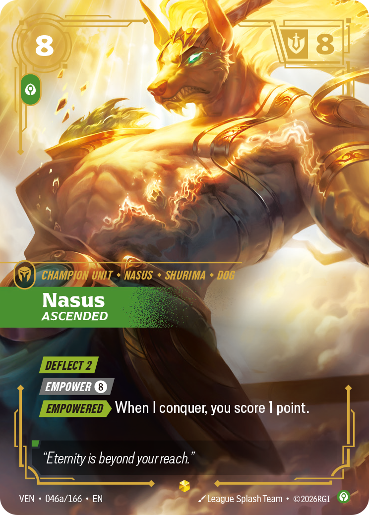 Nasus, Ascended — Riftbound VEN-046a/166