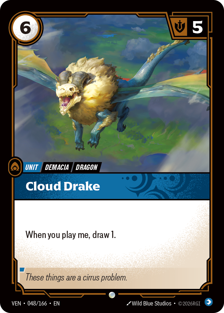 Cloud Drake — Riftbound VEN-048/166