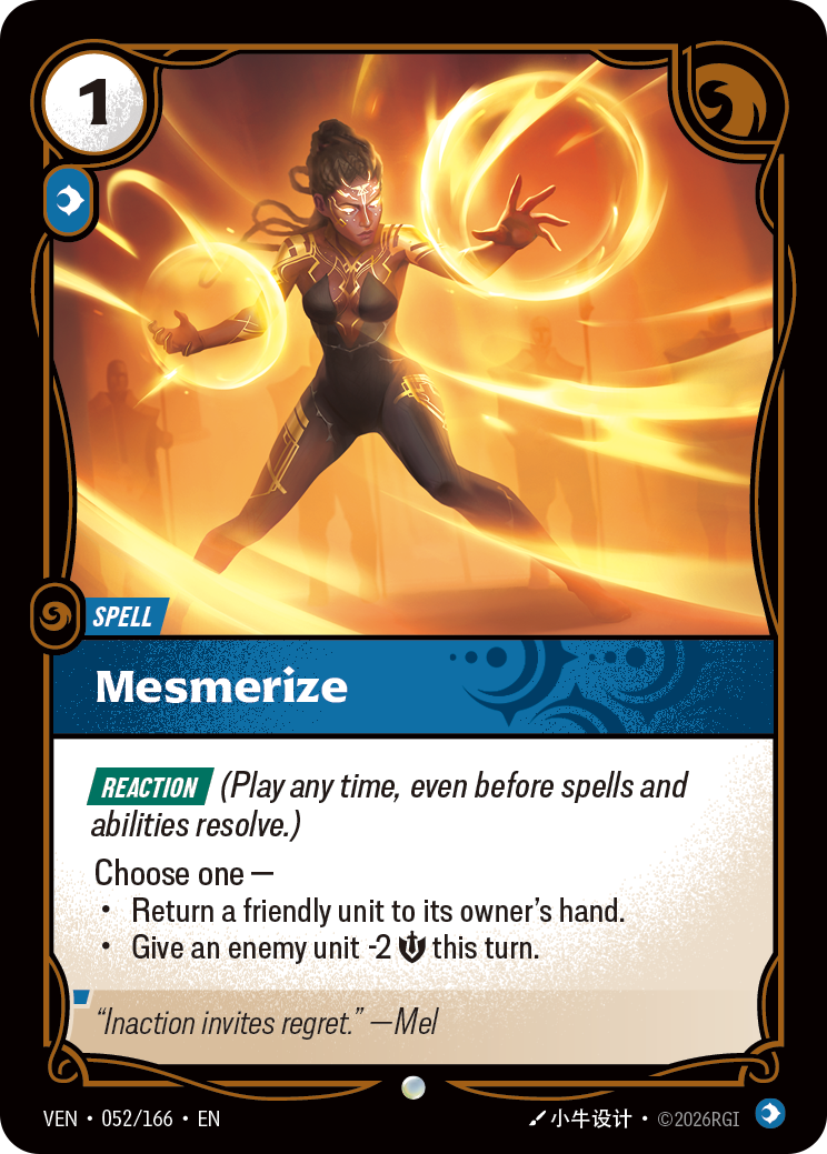 Mesmerize — Riftbound VEN-052/166