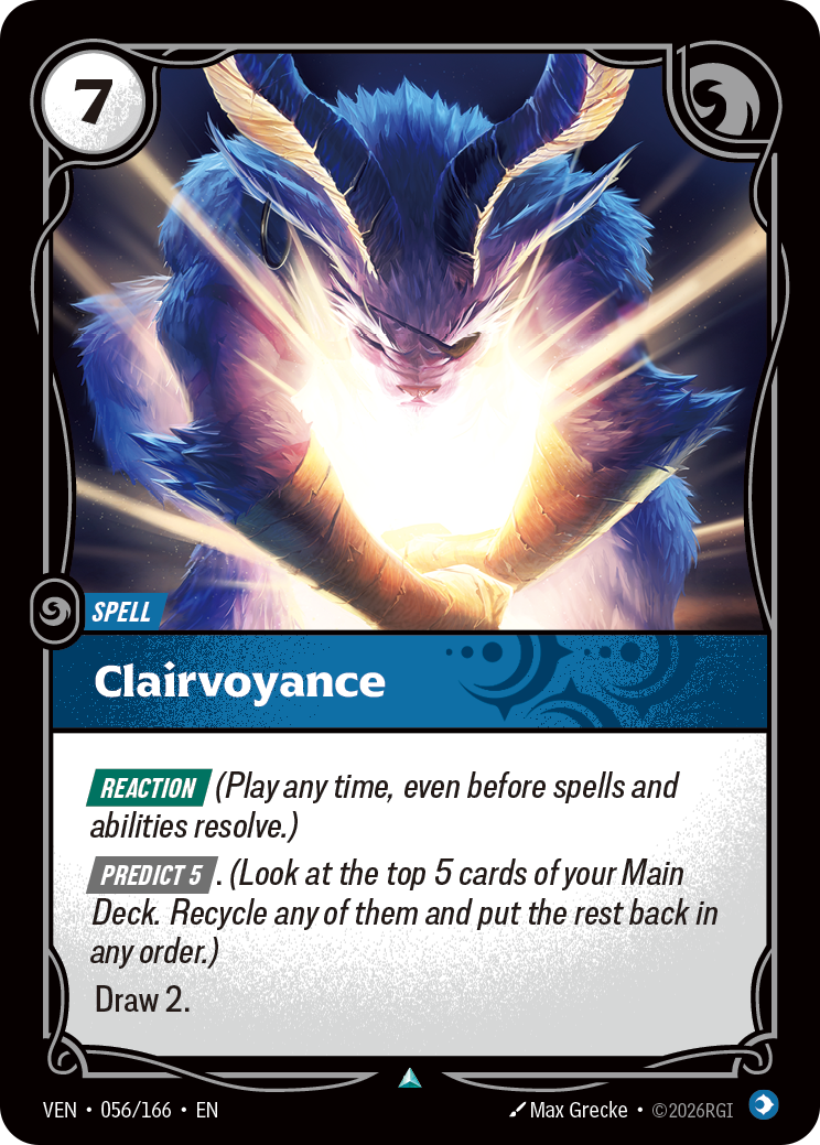 Clairvoyance — Riftbound VEN-056/166