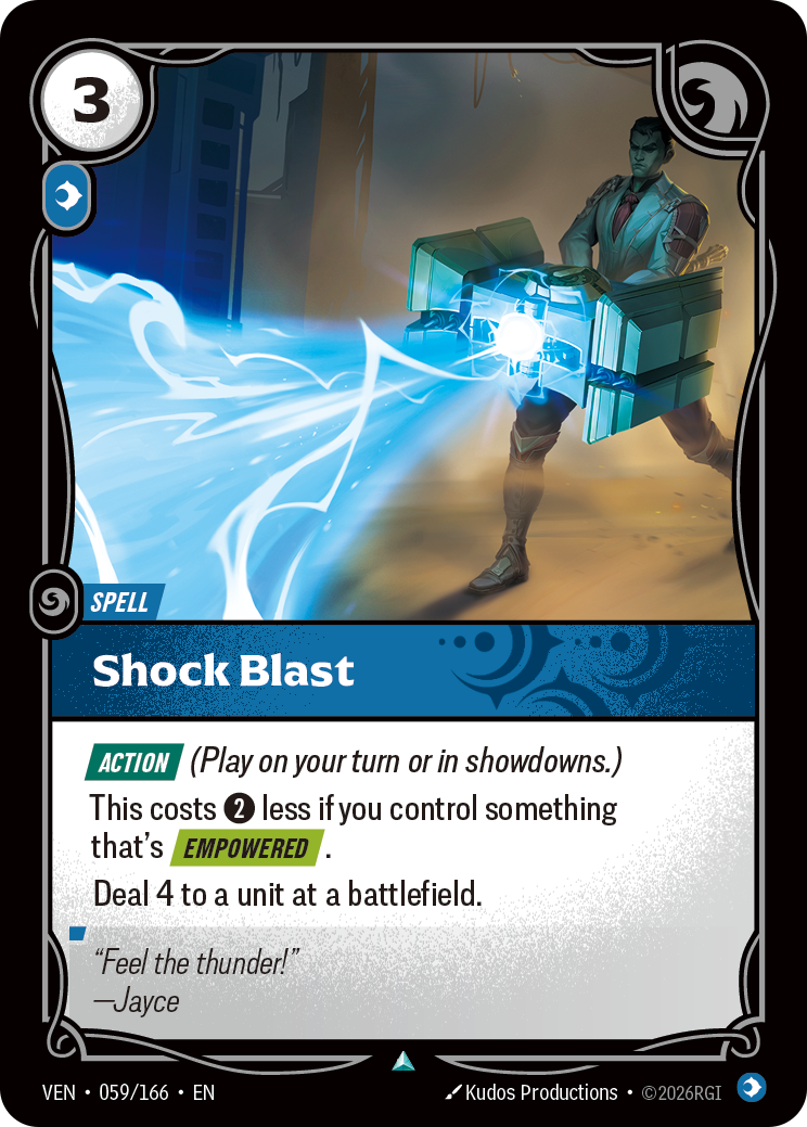 Shock Blast — Riftbound VEN-059/166