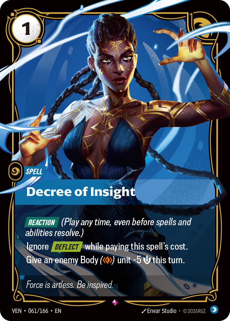 Decree of Insight — Riftbound VEN-061/166