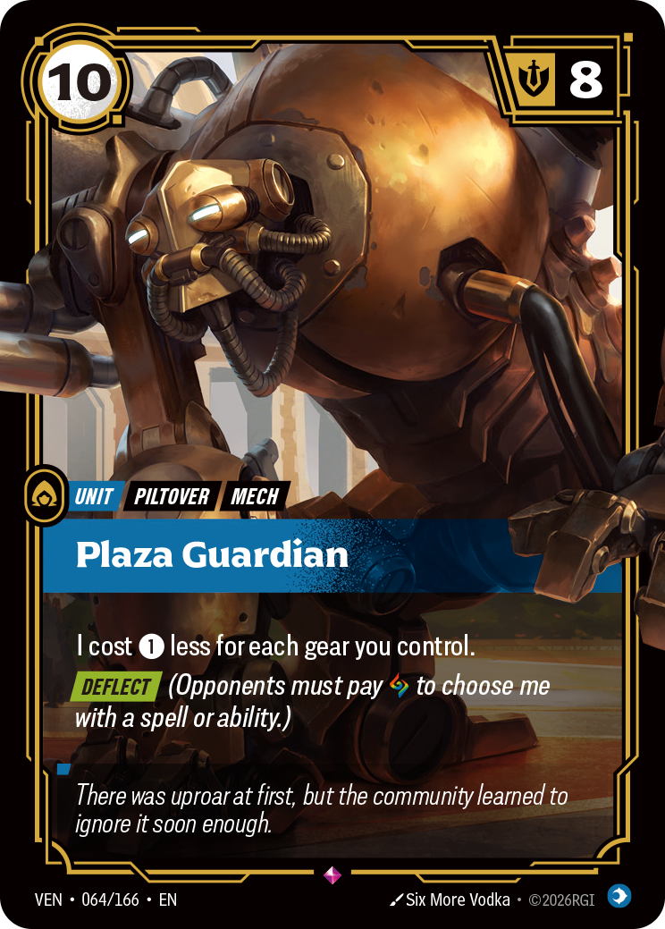 Plaza Guardian — Riftbound VEN-064/166