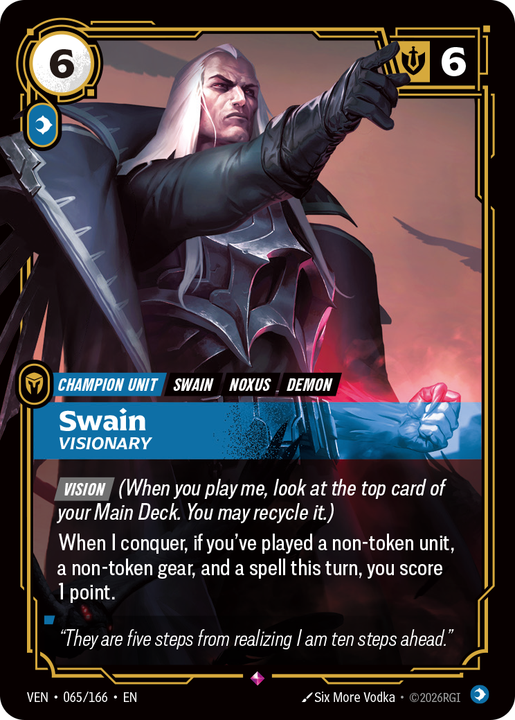 Swain, Visionary — Riftbound VEN-065/166