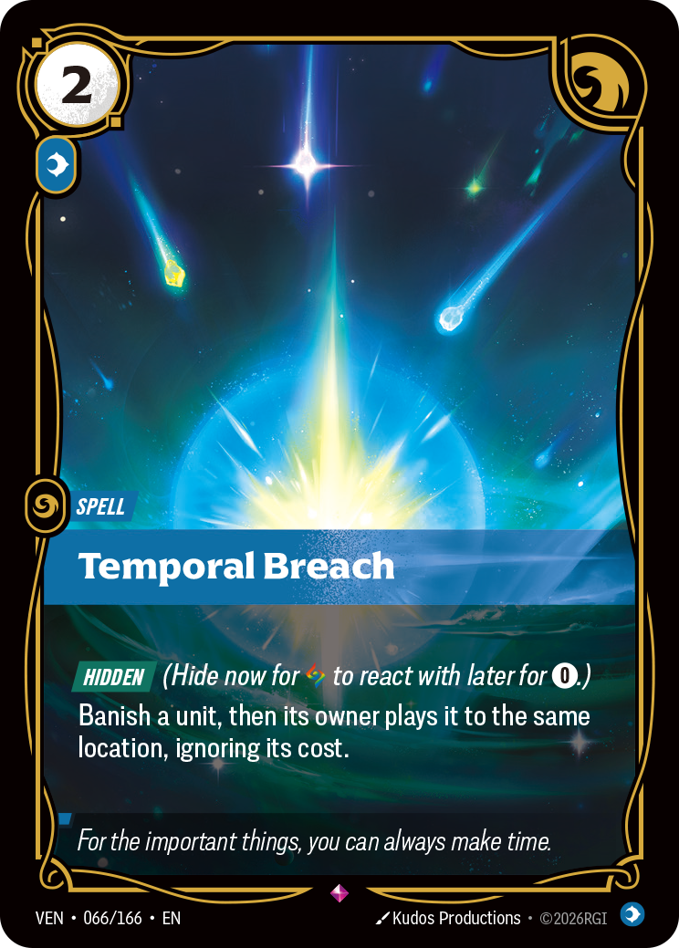 Temporal Breach — Riftbound VEN-066/166