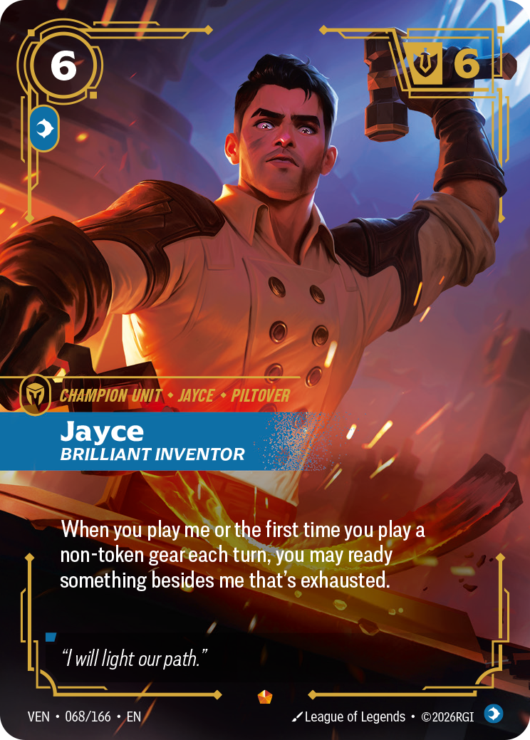 Jayce, Brilliant Inventor — Riftbound VEN-068/166