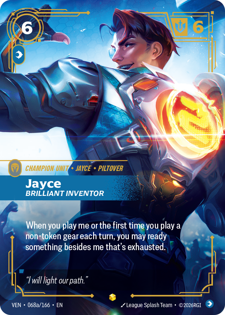Jayce, Brilliant Inventor — Riftbound VEN-068a/166