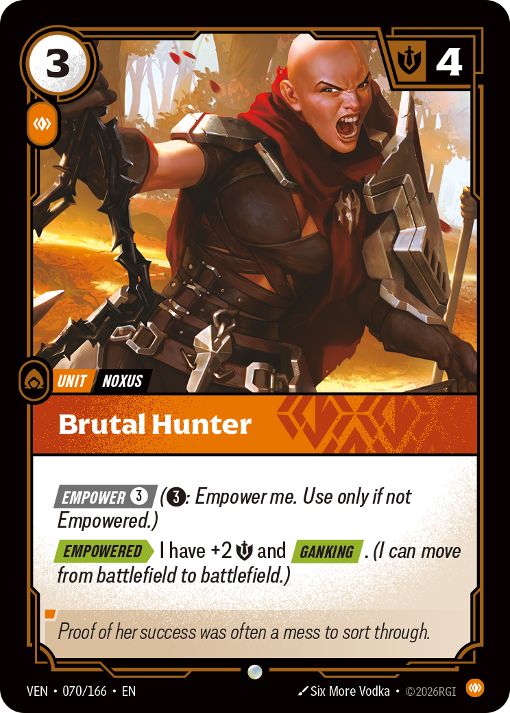 Brutal Hunter — Riftbound VEN-070/166