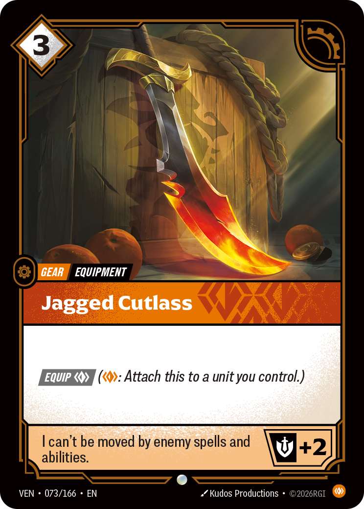 Jagged Cutlass — Riftbound VEN-073/166