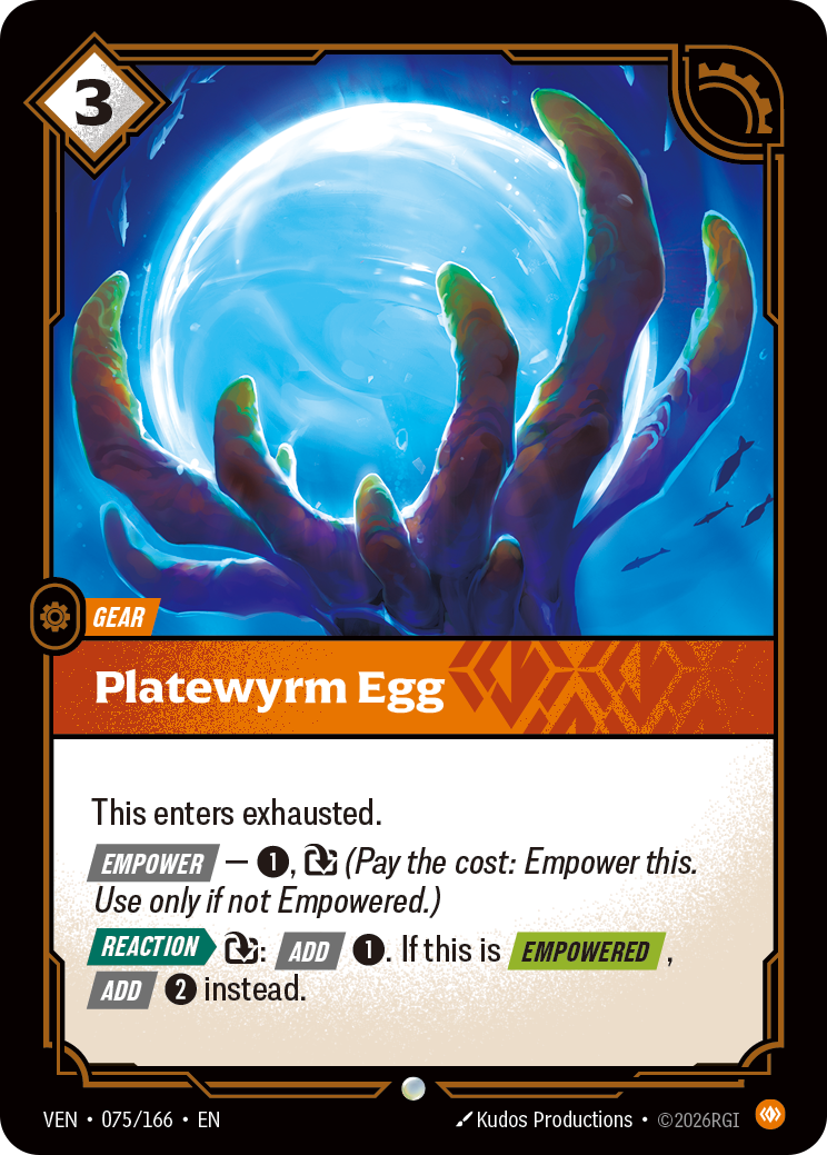 Platewyrm Egg — Riftbound VEN-075/166
