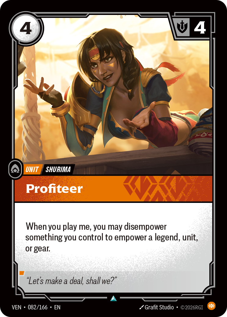 Profiteer — Riftbound VEN-082/166